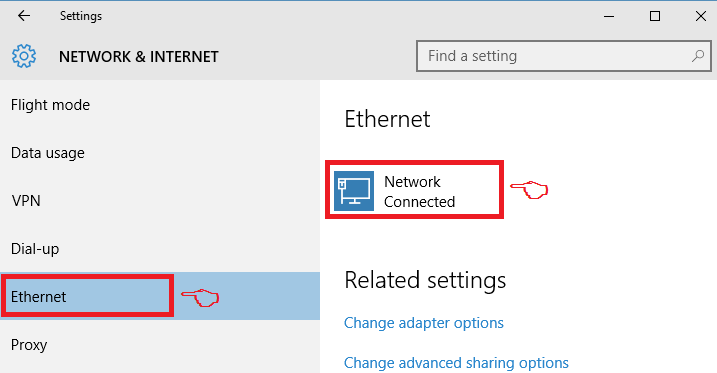 change internet from public to private windows 10